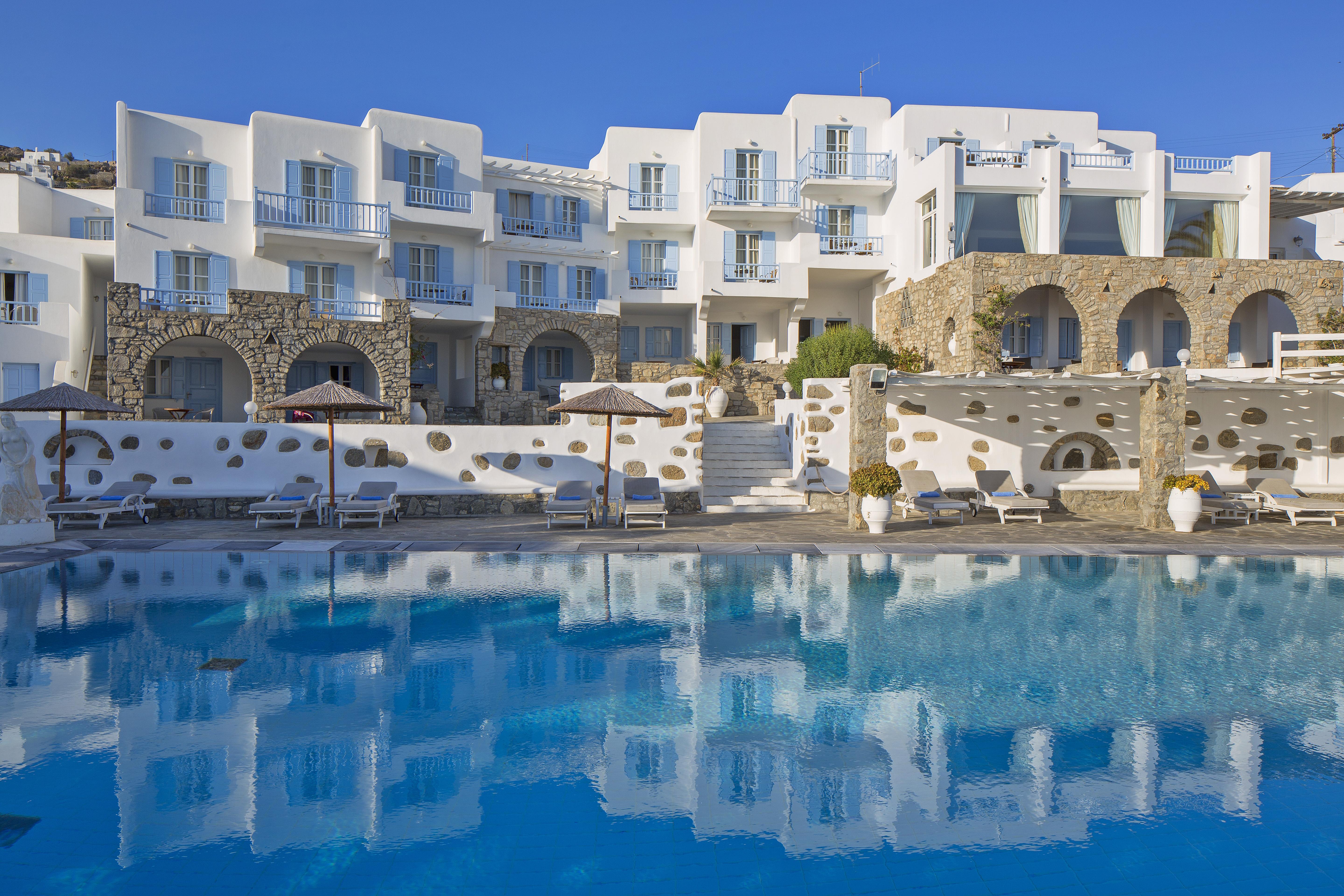 Manoula'S Beach Mykonos Resort Agios Ioannis Diakoftis Exterior foto