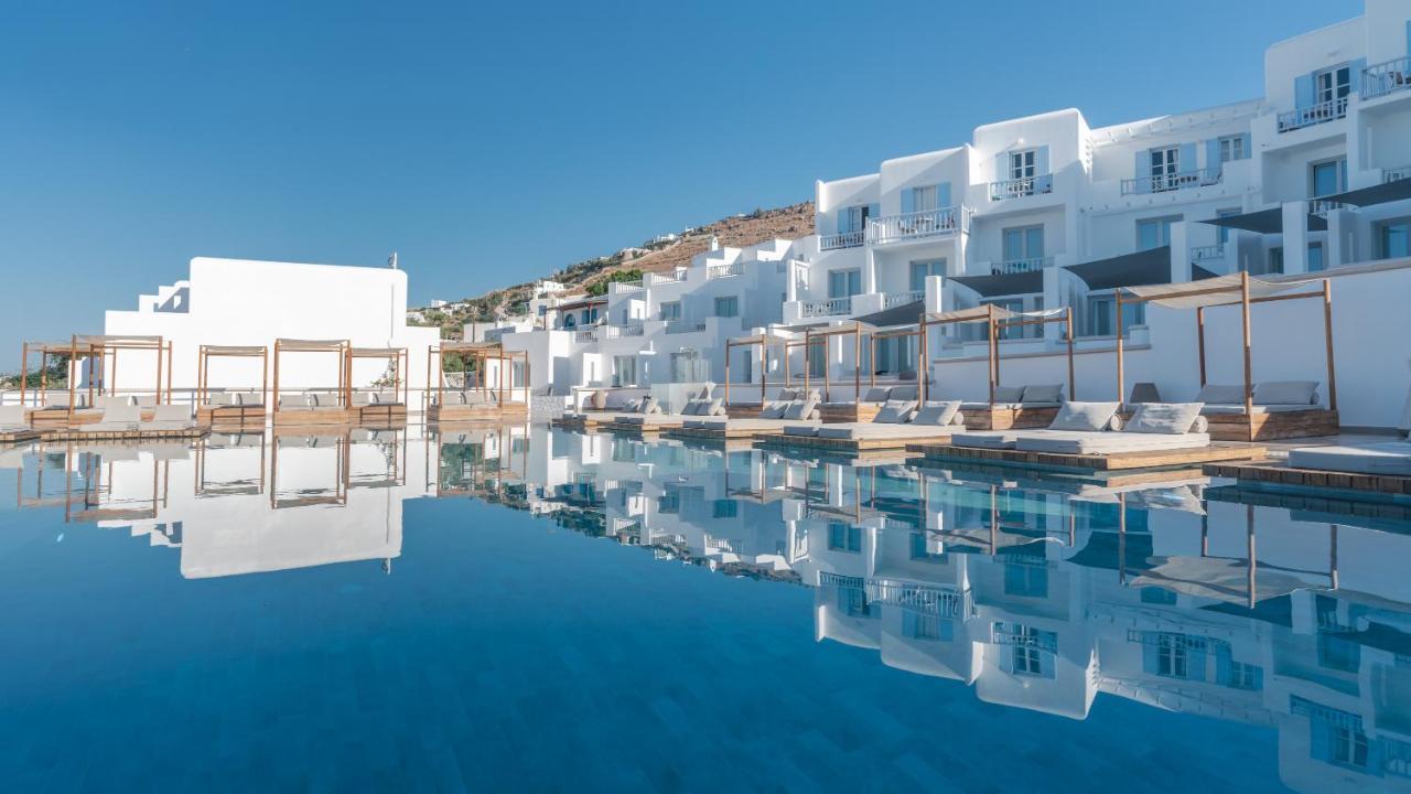 Manoula'S Beach Mykonos Resort Agios Ioannis Diakoftis Exterior foto